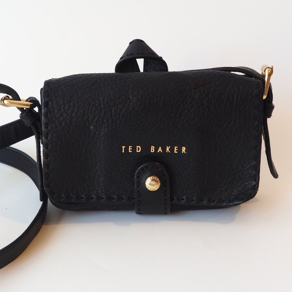 Ted Baker Genuine Leather Crossbody Purse